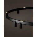 Люстра Nowodvorski 12288 Fourty Round GU10 R35+LED 11+6x10W+9W 3000K 710Lm IP20 чорна3